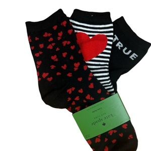 Kate Spade Shortie Crew Socks 3 pairs